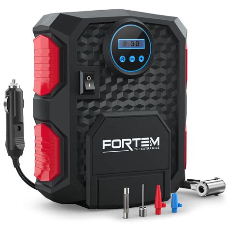 Fortem Digital Tire Inflator for Car with Auto Shut off, Portable Air ...