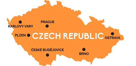 Map of Czech Republic | RailPass.com