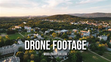 Middlebury College Campus - Aerial Drone Footage - Brool Video - YouTube