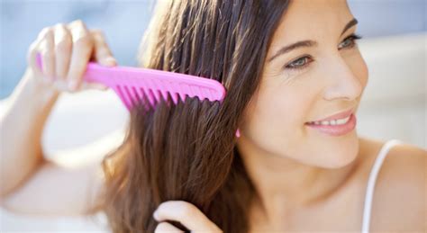 The difference between brushing & combing your hair