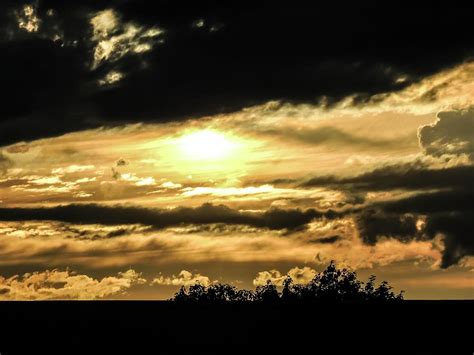 Storm Clouds At Sunset Photograph by NaturesPix