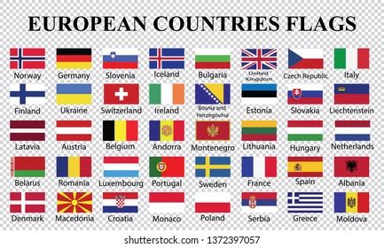 Flags Of European Countries