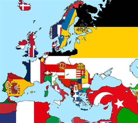 ww1 flag map of europe by asanstale on Newgrounds