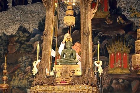 HM the King Changes Emerald Buddha’s Attire - Pattaya Mail