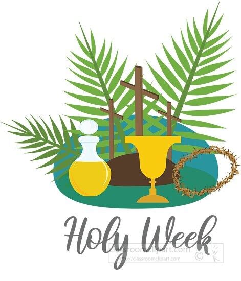 Christian Clipart-clipart representing the christian holy week 2