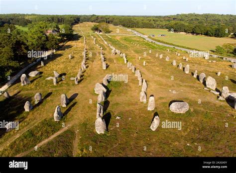 Carnac stones aerial hi-res stock photography and images - Alamy