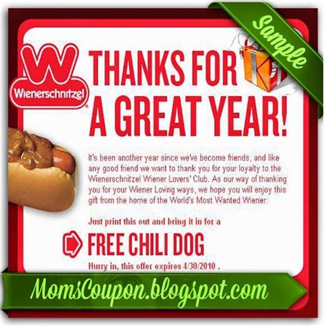 Printable Wienerschnitzel Coupons - Printable Word Searches