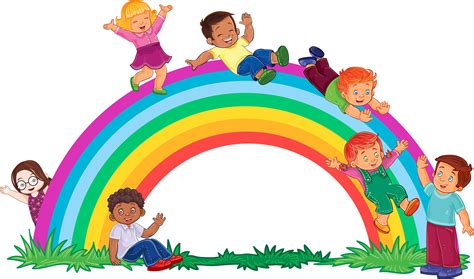 Kids Rainbow Vector No Background - PNG All | PNG All