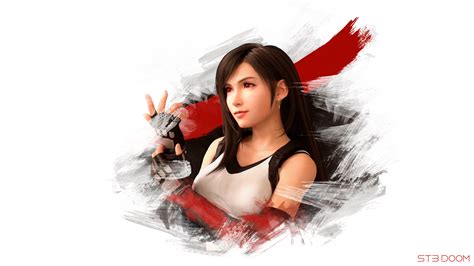 Tifa Final Fantasy VII Remake Digital Art Wallpaper, HD Games 4K ...