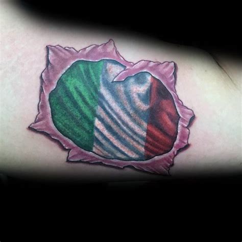 40 Inspiring Italian Flag Tattoo Ideas for Men