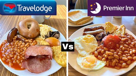 Travelodge Breakfast Vs Premier Inn Breakfast - Who Wins? - YouTube