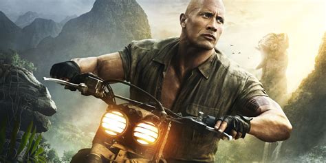 Jumanji's Insane Motorcycle Stunt Wasn't CGI