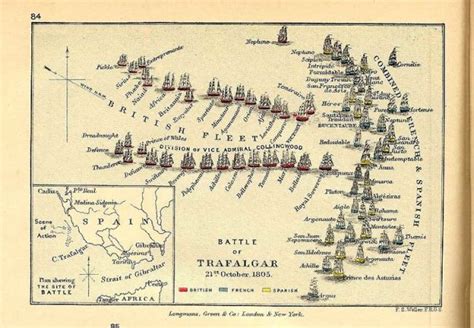 Battle Of Trafalgar Map