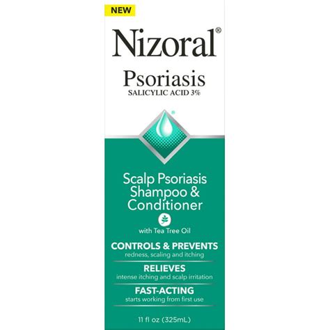 Nizoral Psoriasis Scalp Shampoo and Conditioner, 11 Oz - Walmart.com ...