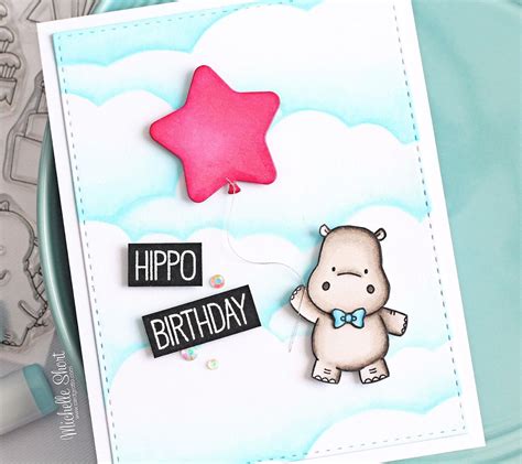 The Card Grotto: Hippo Birthday