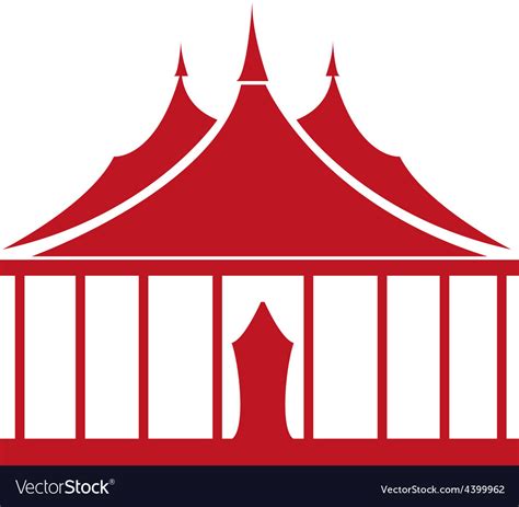 Circus tent Royalty Free Vector Image - VectorStock