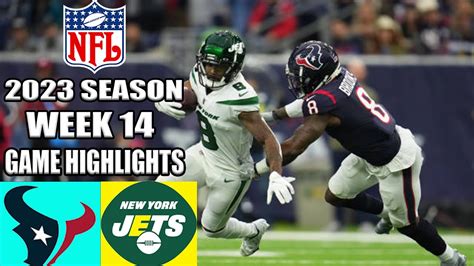 Houston Texans vs New York Jets WEEK 14 FULL 4th QTR (12/10/23) | NFL ...