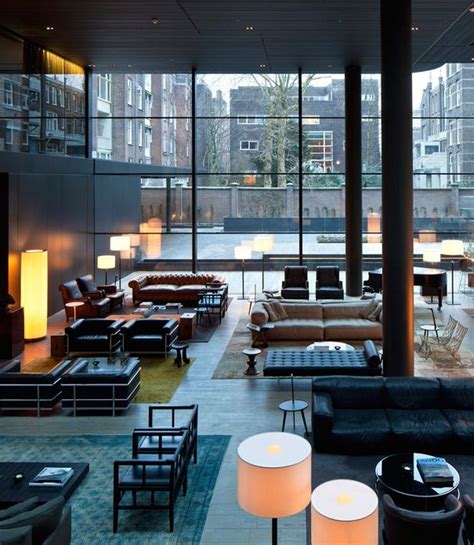 The Coolest Design Hotels in Amsterdam | Hotels design, Hotel interiors ...