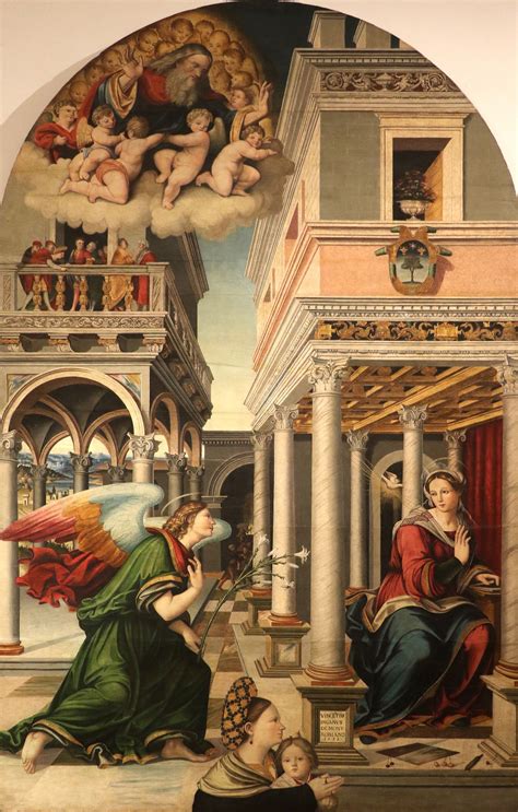 Vincenzo Pagani (1490-1568) - Annunciazione (1532) - Palazzo Ducale ...