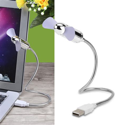 OTVIAP Low Power Flexible Mini USB Cooling Fan for Notebook Laptop ...