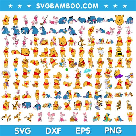 Winnie The Pooh Characters SVG Winnie The Pooh Characters SVG: A ...