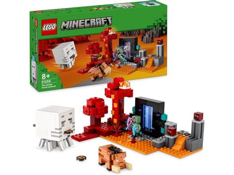 Lego LEGO Minecraft The Nether Portal Ambush Adventure Set 21255 - Toys ...