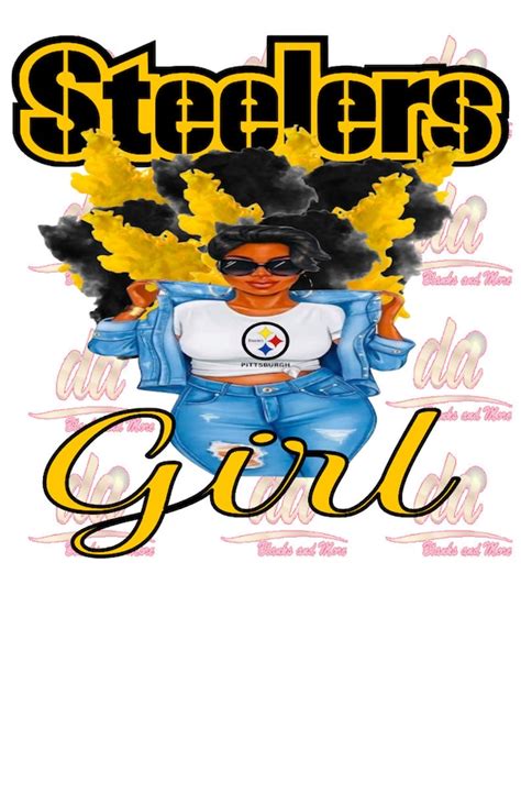 Steelers Girl PNG - Etsy