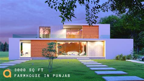 3000 sq ft Modern Farmhouse Design India | Farmhouse Tour | Exterior ...