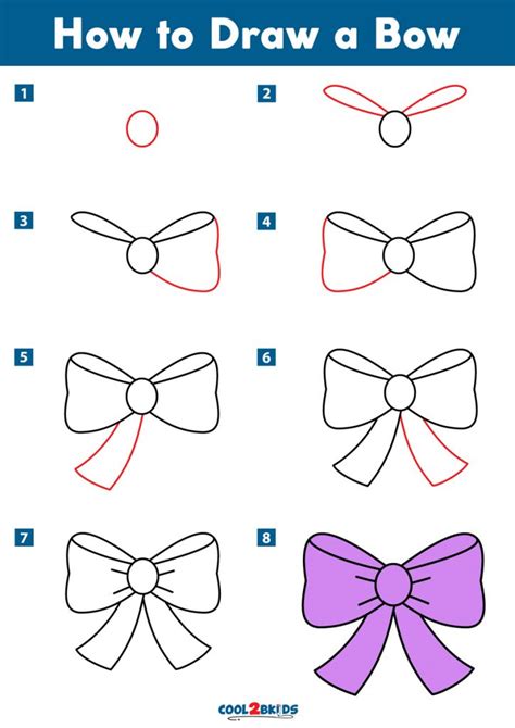 How to Draw a Bow - Cool2bKids