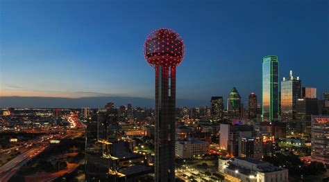 Reunion Tower Observation Deck in Downtown Dallas, TX