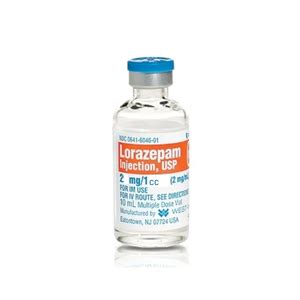 Ativan-Lorazepam 2mg./cc. 1cc. Vial – SBH Medical | Worthington ...