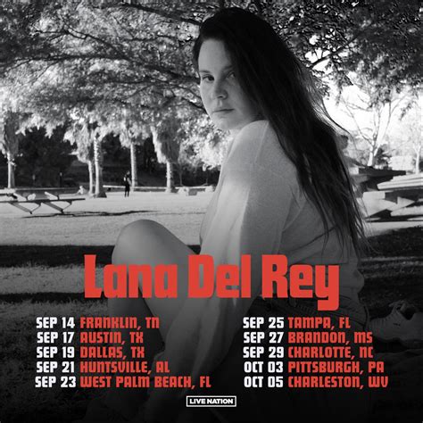 Lana Del Rey Announces U.S. Tour – Diariodelyaqui