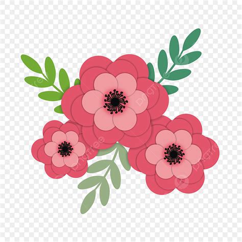 Pink Flower Vector PNG, Vector, PSD, and Clipart With Transparent ...