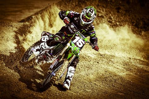 Kawasaki Dirt Bike Monster Energy Wallpaper