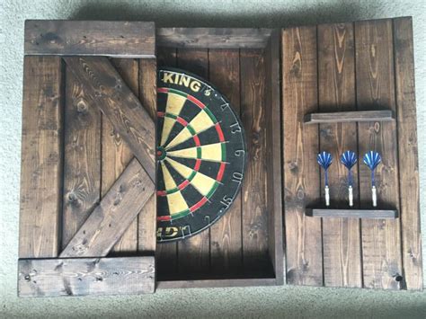 Custom Dart Board Cabinet – DC Wood Co.