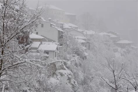 Veliko Tarnovo In The Winter Stock Image - Image of buildings, area ...