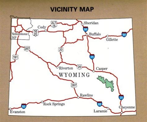 Medicine Bow National Forest, Laramie Peak Unit Map, Wyoming | Wide ...