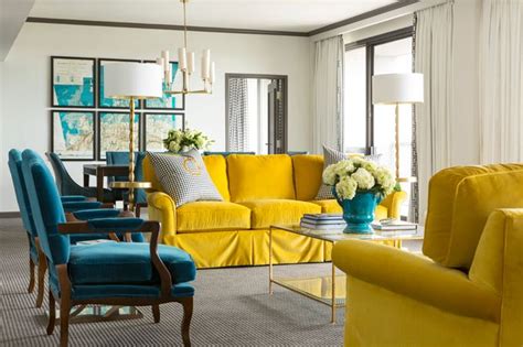 Blue 11 Interiors: Golden Globes Color Trend: Canary Yellow