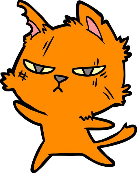 Cartoon angry cat 13738544 Vector Art at Vecteezy