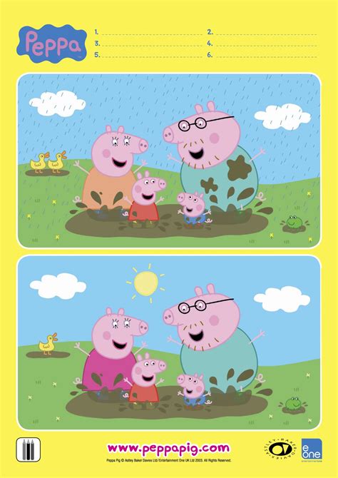 Rainy Day Activities: Download These FREE Peppa Pig Activity Sheets ...