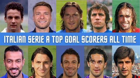 ITALIAN SERIE A : All-Time Top 50 Goal Scorers - YouTube