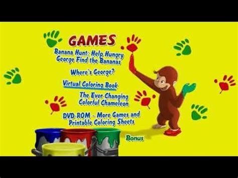 Curious George: DVD Menu Walkthrough - YouTube in 2022 | Curious george ...