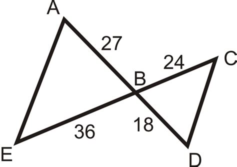 SAS Similarity ( Read ) | Geometry | CK-12 Foundation