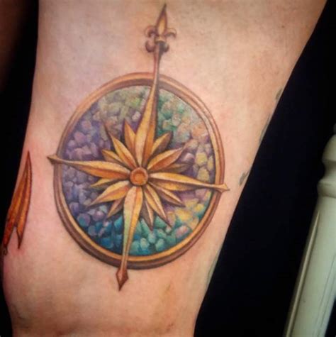 42 Friggin Amazing Compass Tattoos - TattooBlend