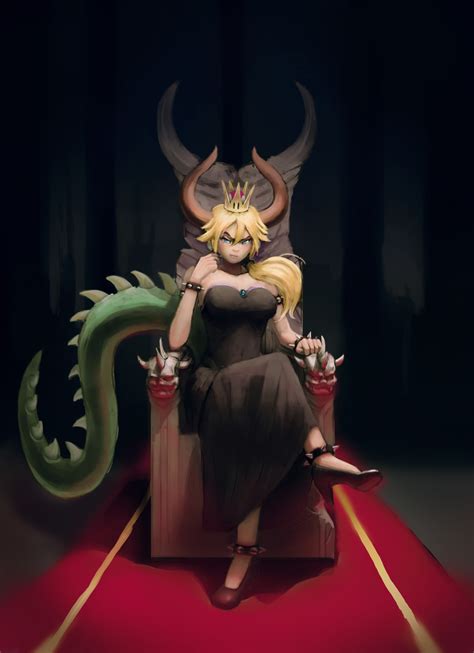 ArtStation - bowsette fanart, Paulius Pilelis Mario Fan Art, Super ...