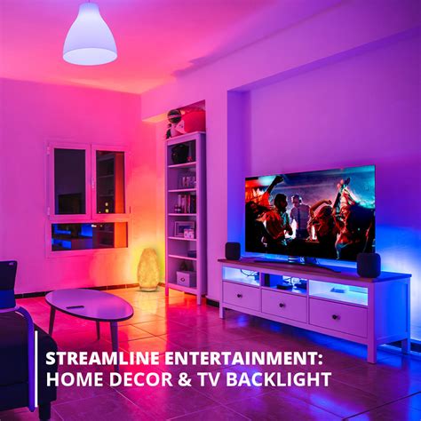 LED Strip Lights with Music Sync, Remote & App Control | WBM Smart