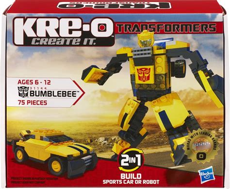 Amazon.com: KRE-O Transformers Bumblebee Construction Set (31144 ...