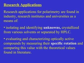 Polarimetry | PPT