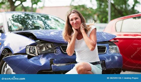 Car Injury Whiplash stock photo. Image of damage, broken - 282595126