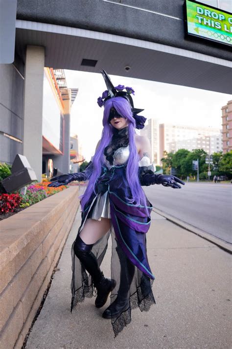 Uwowo Game League of Legends Withered Rose Syndra Cosplay Plus Size Co ...